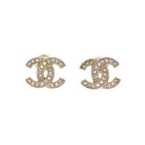 Chanel Cc Stud Earrings Metal With #249220C12B